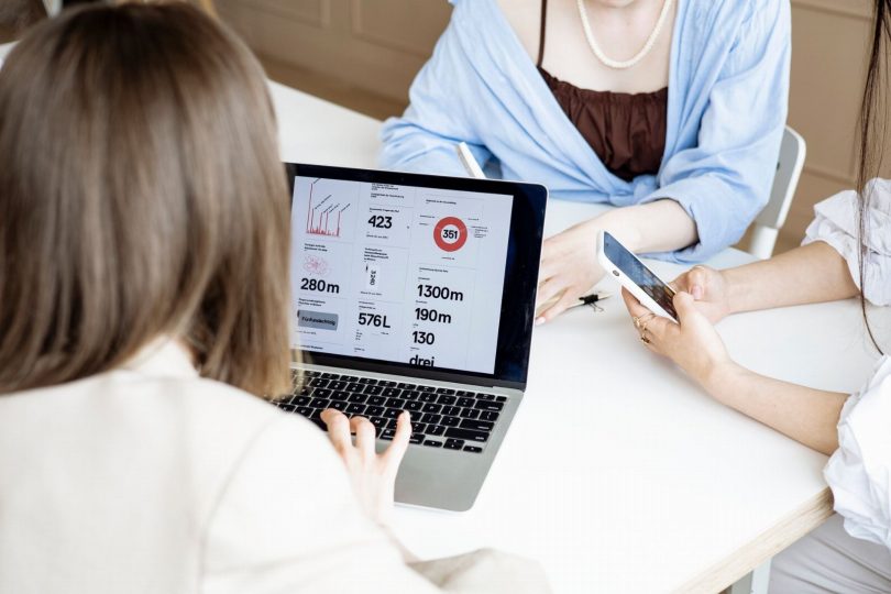 Equipe analisando dashboard de métricas de WhatsApp Business API com gráficos de custo por mensagem e leads