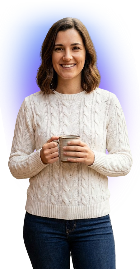 Pessoa conversando com assistente virtual